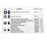 Felt Firewall Grommet set for Ford GPW