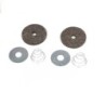 Brake & Clutch Pedal Shaft Felt & Spring Buffer SET for Willys MB Slat & MB