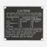 Late Production Aluminum Data Plate Set for Ford GPW