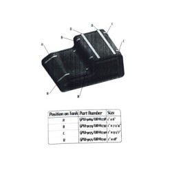 Fuel Tank Self Adhesive Anti Squeak Felt Kit