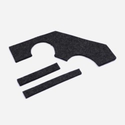 Hull Air Duct to Upper Radiator Felt Set for Ford GPA