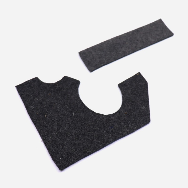 Hull Air Duct to Lower Radiator Felt Set for Ford GPA