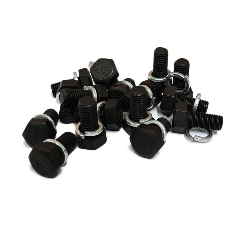 Front Axle Swivel Wiper fixing Set for Willys MB Slat & MB - A.A. Marked (set of 12)
