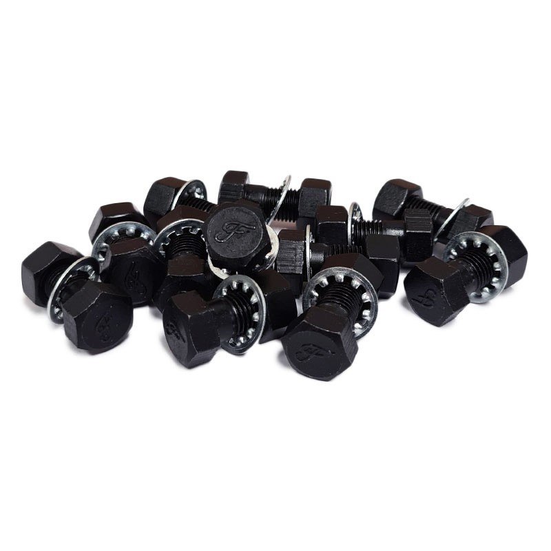 Back Plate to Axle Fixing SET for Ford GPW - F Marked (set of 12)