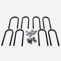 Early Axle Suspension U fixing set & Fixings for Willys MB Slat & MB (8 & 9 Leaf Springs)