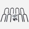 Early Axle Suspension U fixing set & Fixings for Willys MB Slat & MB (8 & 9 Leaf Springs)