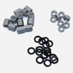 Early F Marked Axle Suspension U fixings set & Fixings for Ford GPW (8 & 9 Leaf Springs)