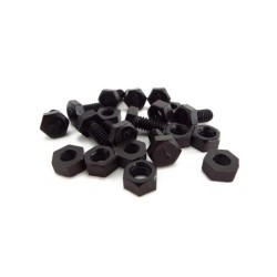 F Marked 1/4 x 1/2 fixings & Nuts for Ford GPW (set of 10)