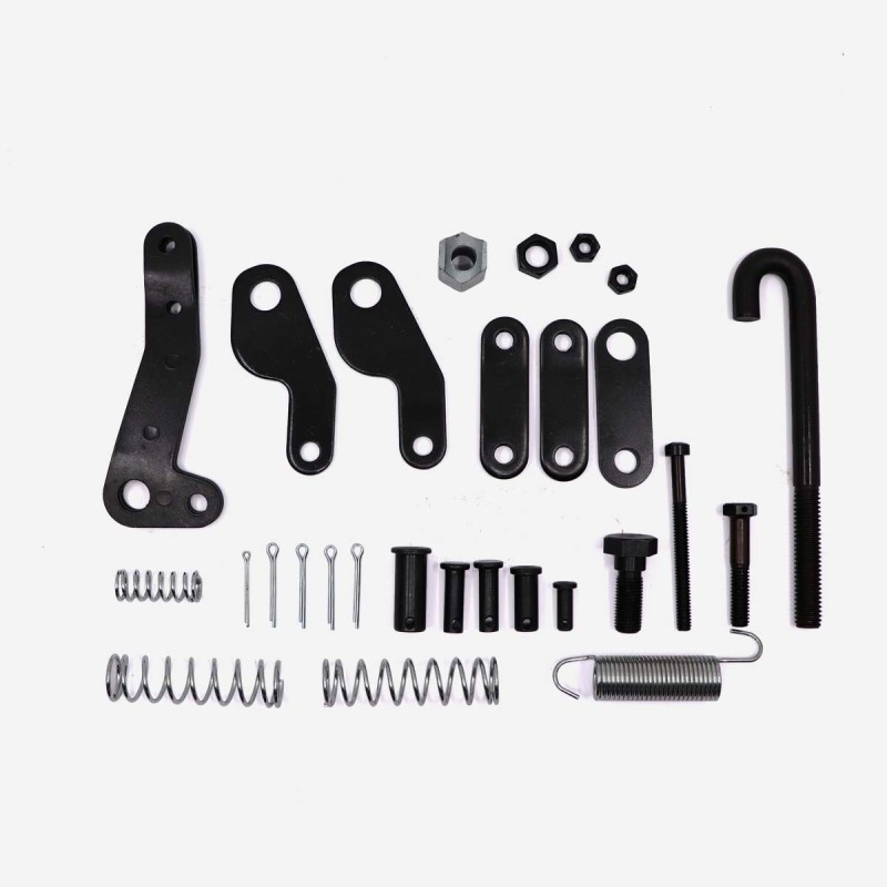 External Contracting Handbrake Linkage, Cam, Pin, Fixing, Nut and Spring SET External Contracting Handbrake Linkage, Cam, Pin, Fixing, Nut and Spring SET