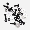 1/4" x 3/4" UNC Hex Head Bolt, Nut and Washer SET – F Marked for Ford GPW (SET OF 10)