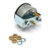 Fuel gauge - GPW - 6V - short needle.