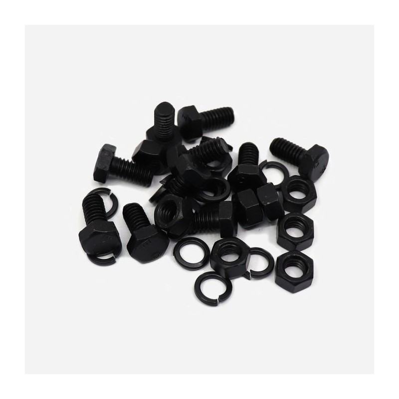 5/16" X 5/8" UNC Hex Head Bolt, Nut and Washer SET- EC Marked for Willys MB (SET OF 10)
