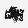 5/16" X 5/8" UNC Hex Head Bolt, Nut and Washer SET- EC Marked for Willys MB (SET OF 10)