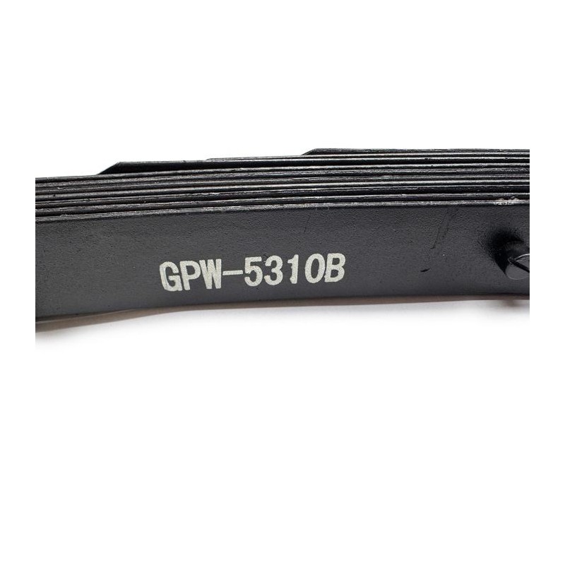 SPRING - Front , 10 leaf, Assy with bush , LATE GPW 5310B - 2 per jeep - GPW
