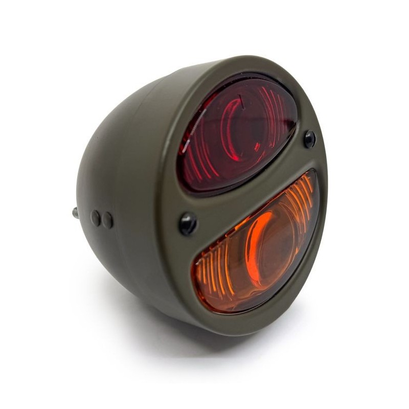 LIGHT UNIT - Stop/tail/amber INDICATOR -6 VOLT - GPW / MB