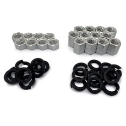 NUT / WASHER - 12 tall, 8 short , clip set with TRS - GPW/MB