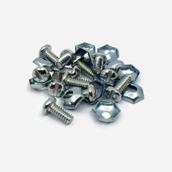 SCREW/PAL NUT - Set of 12, mid to late - MB