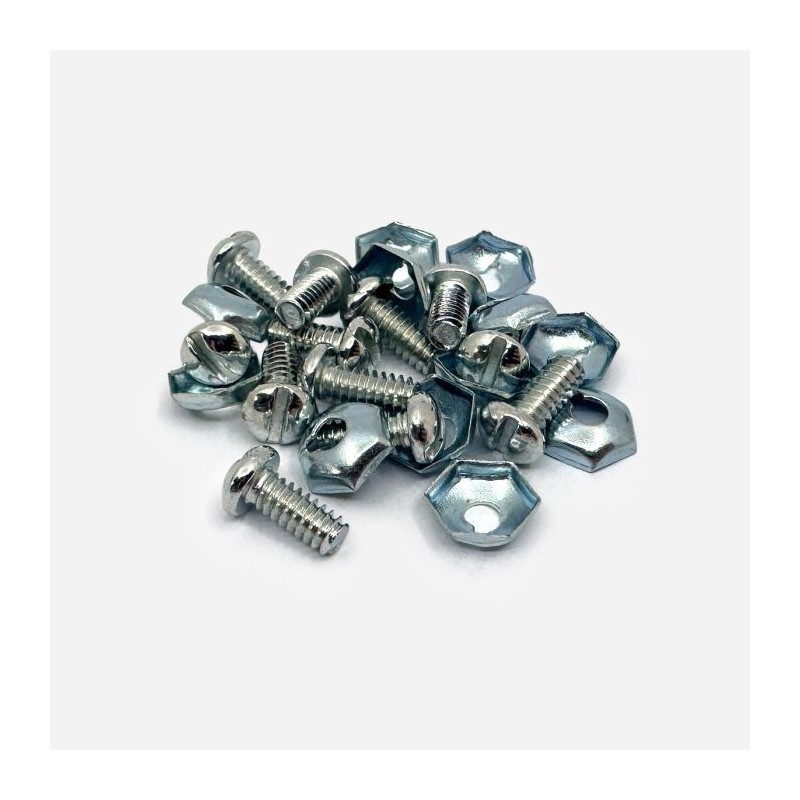 SCREW/PAL NUT - Set of 12, mid to late - MB