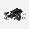 BOLT - set of 10 , axle cover , early cast type - MB (EC)