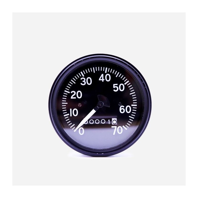 Speedo 1946 CJ2a 0-70 white and black needle
