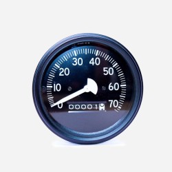 Speedometer 1947 CJ2a 0-70 white needle