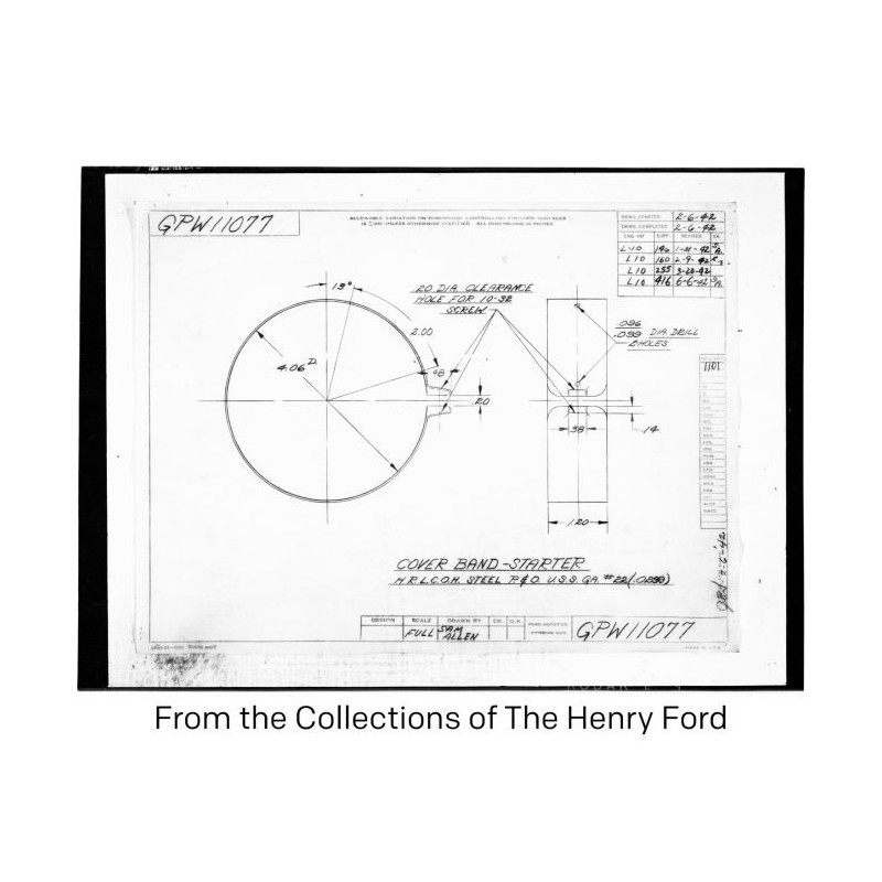 BAND - Cover , commutator end head - MB