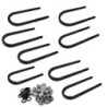 Late Axle Suspension U fixing SET & Fixings for Willys MB (10 & 11 Leaf Springs)